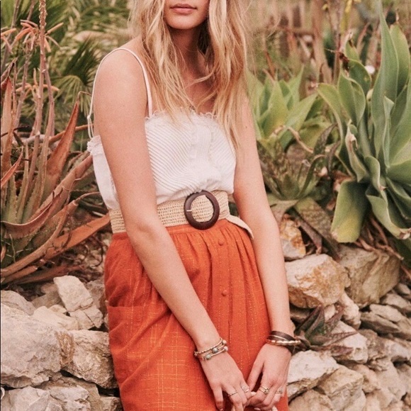 Sezane Yves Raffia belt - Picture 2 of 6